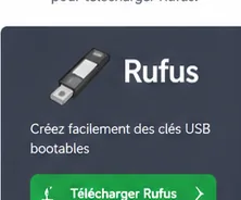 Illustration de l'outil Rufus